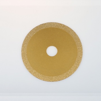 Vacuum brazed cutting disc