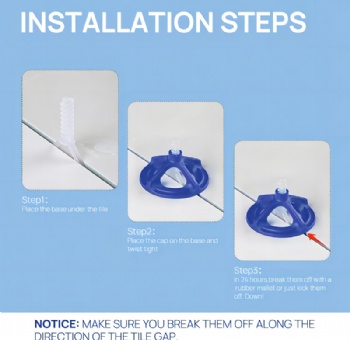 Tile Leveling System with Rubber Mallet